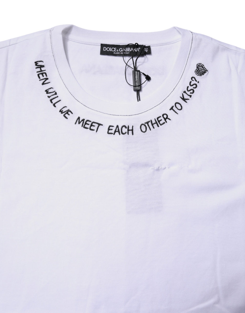 Dolce & Gabbana White Sleeveless T-Shirt for Women additional view