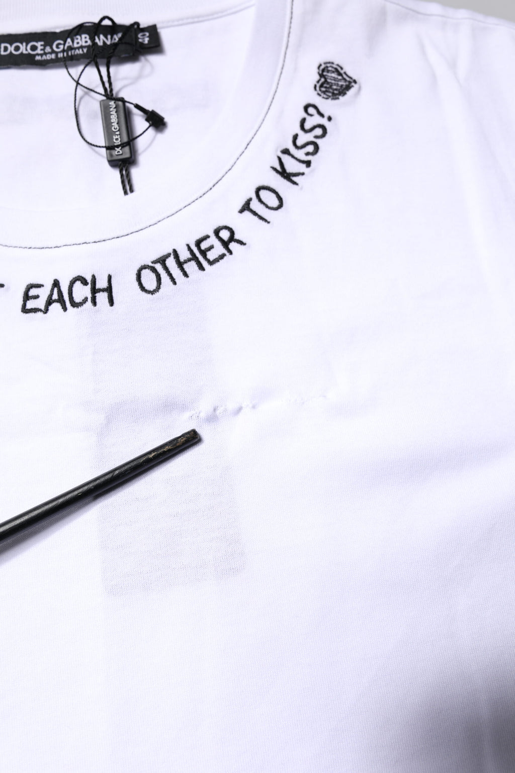Dolce & Gabbana White Sleeveless T-Shirt for Women additional view