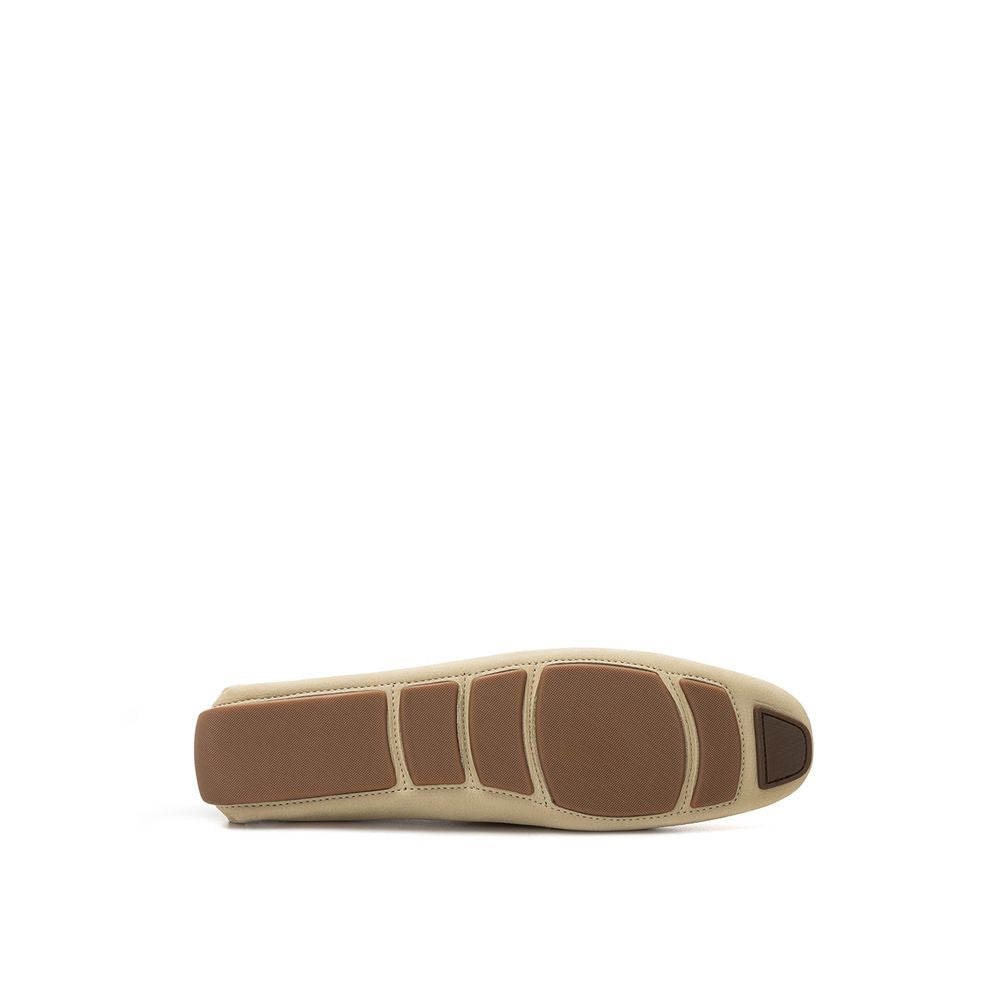Bally – Beigefarbener Ledermokassin
