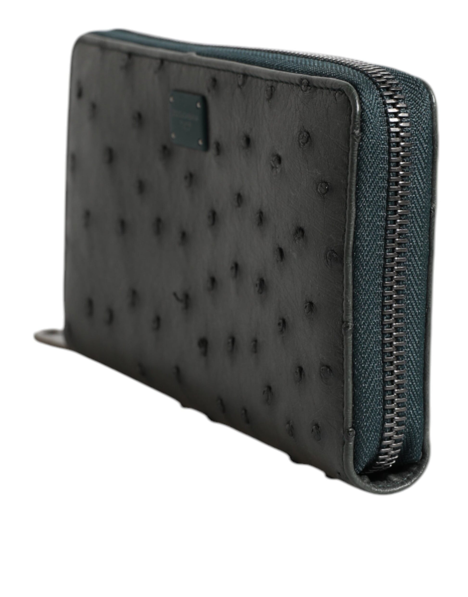 Dolce & Gabbana Green Leather Wallets for Men side view