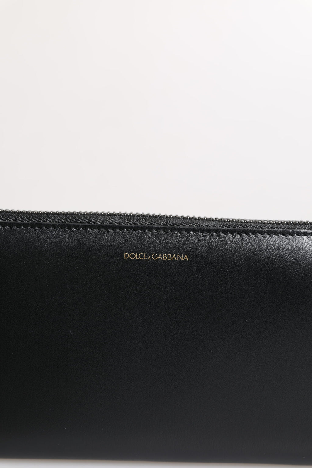 Dolce & Gabbana Black Leather Wallets for Men detail view