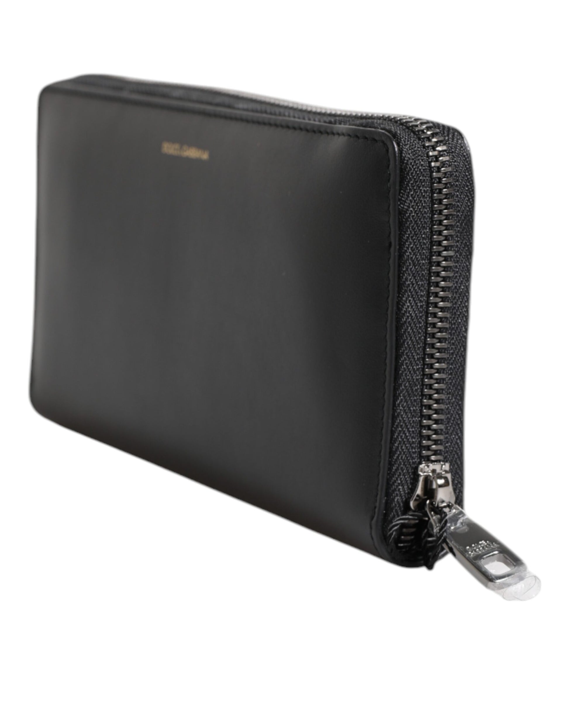 Dolce & Gabbana Black Leather Wallets for Men side view