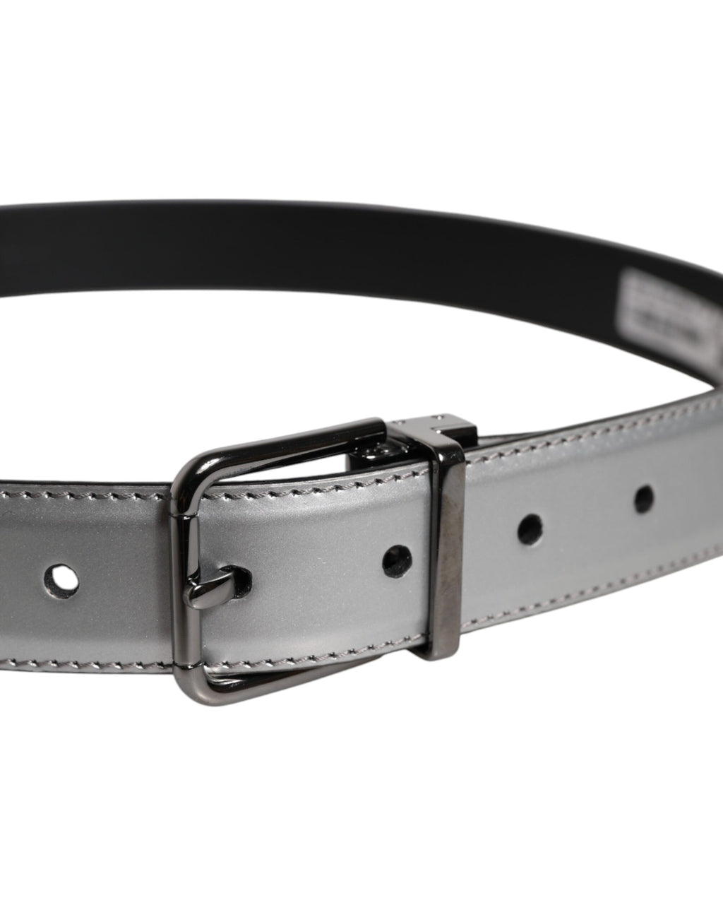 Dolce & Gabbana Silver Belt for Men side view