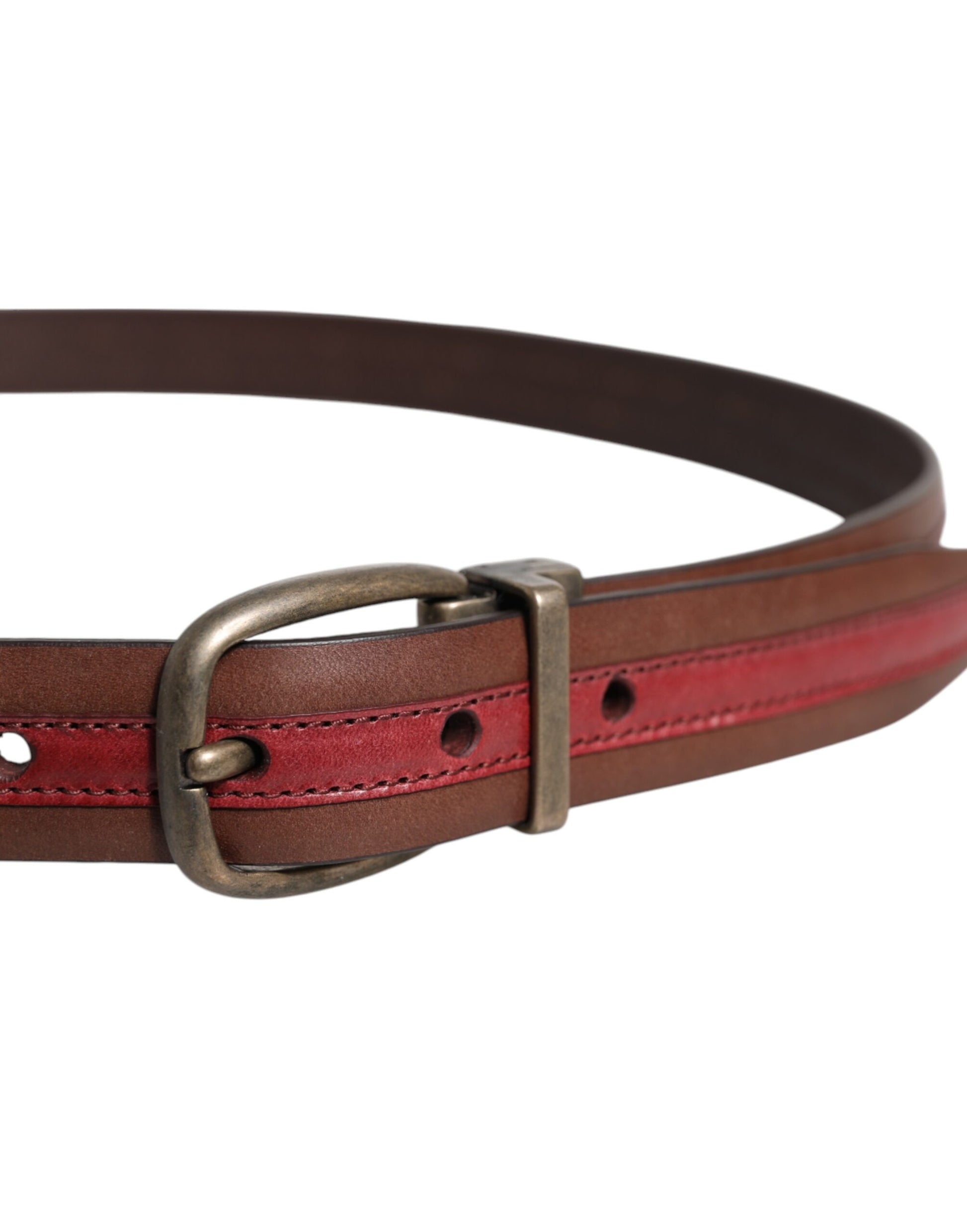 Dolce & Gabbana Red Belt for Men side view