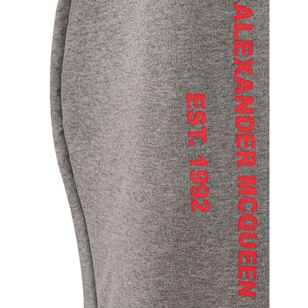 Alexander McQueen Grey Athletic Pants for Women side view