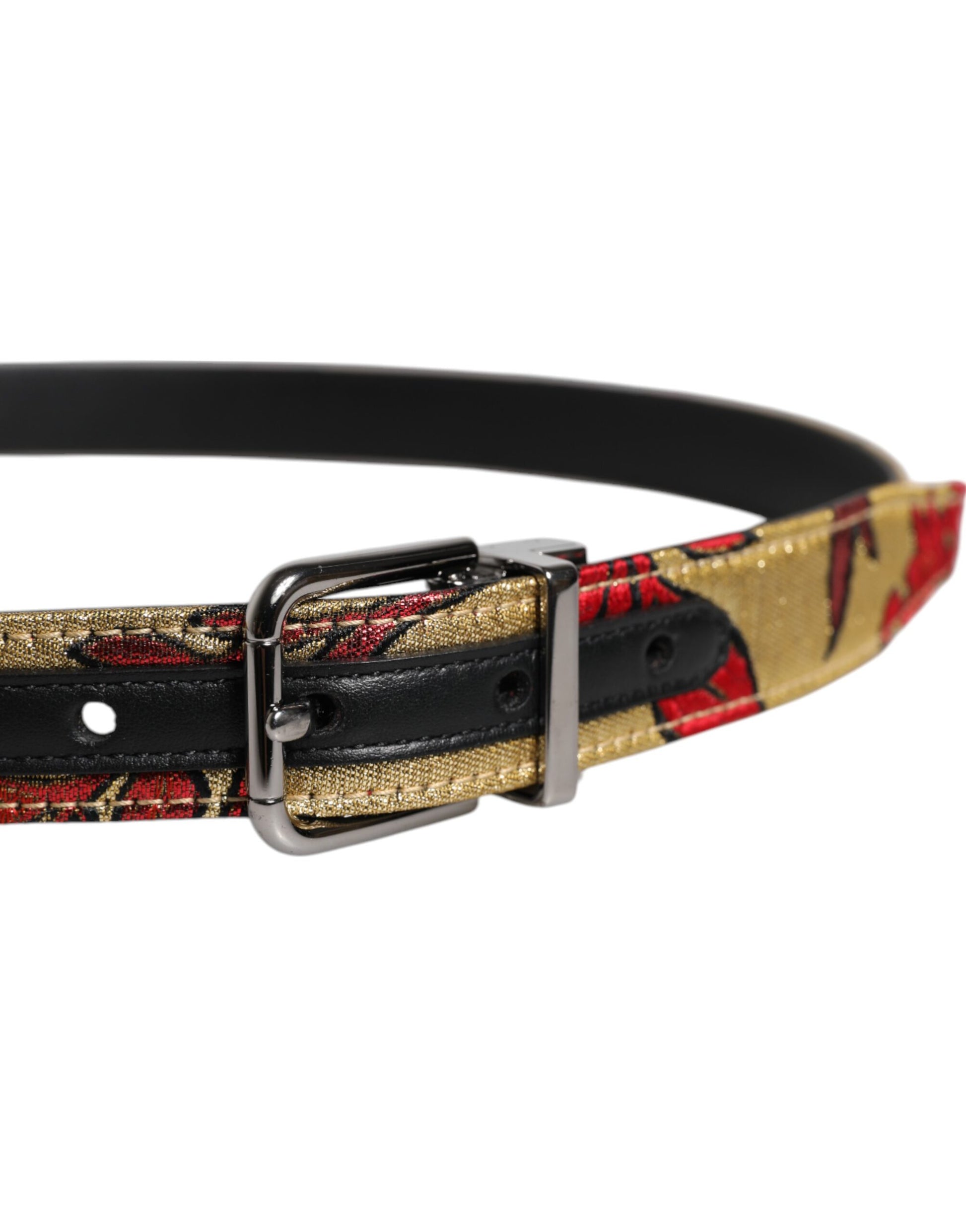 Dolce & Gabbana Gold Belt for Men side view