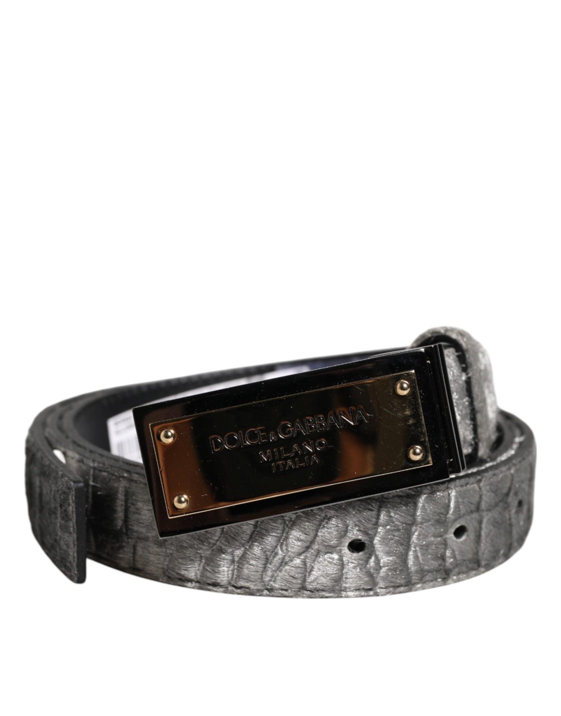 Dolce & Gabbana Silver Belt for Men alternate view