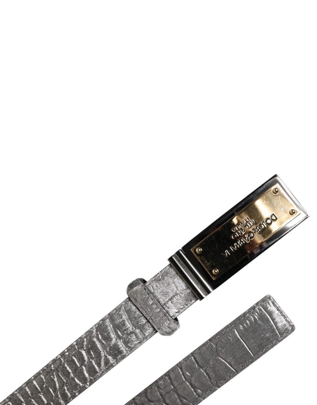 Dolce & Gabbana Silver Belt for Men additional view