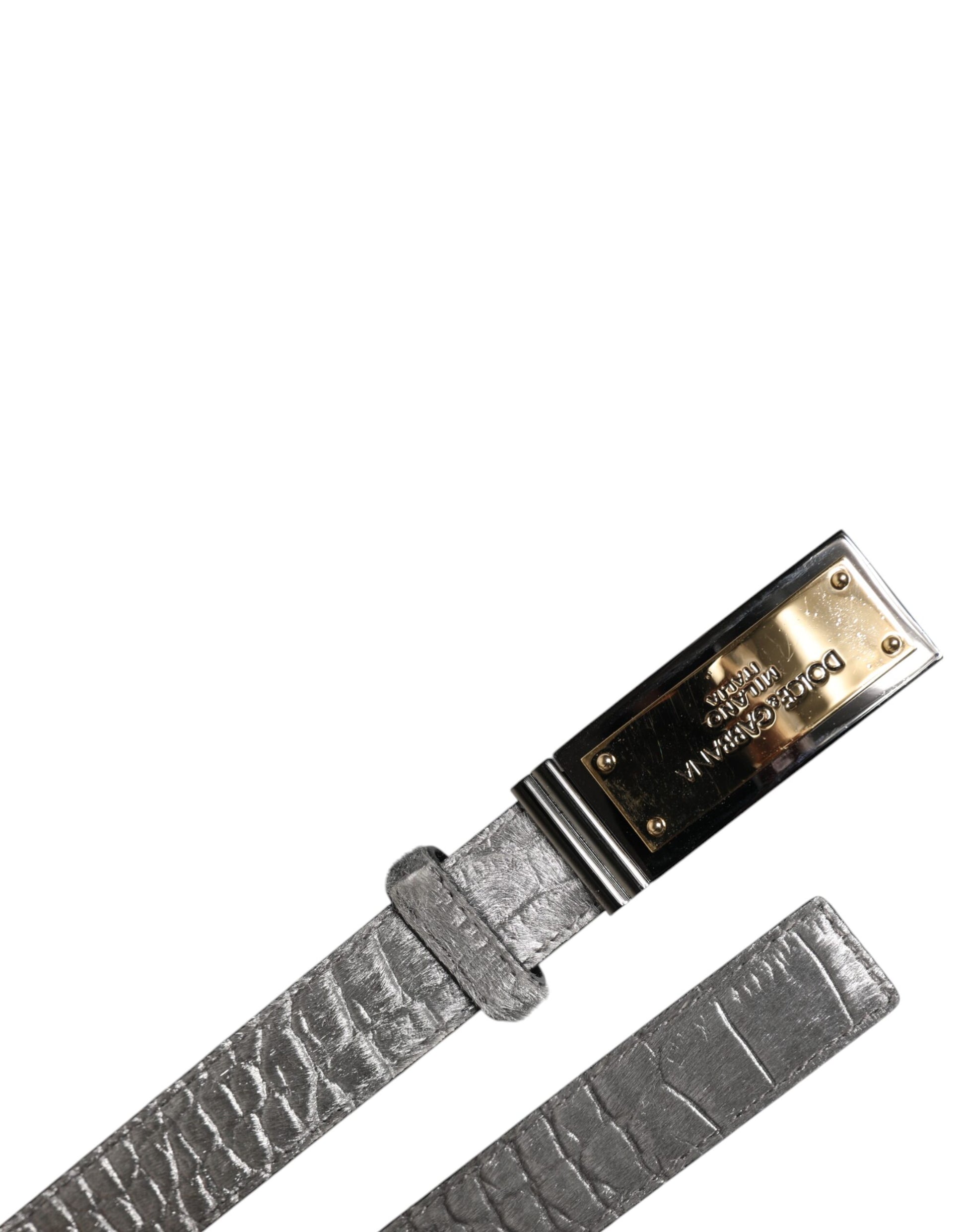Dolce & Gabbana Silver Belt for Men additional view