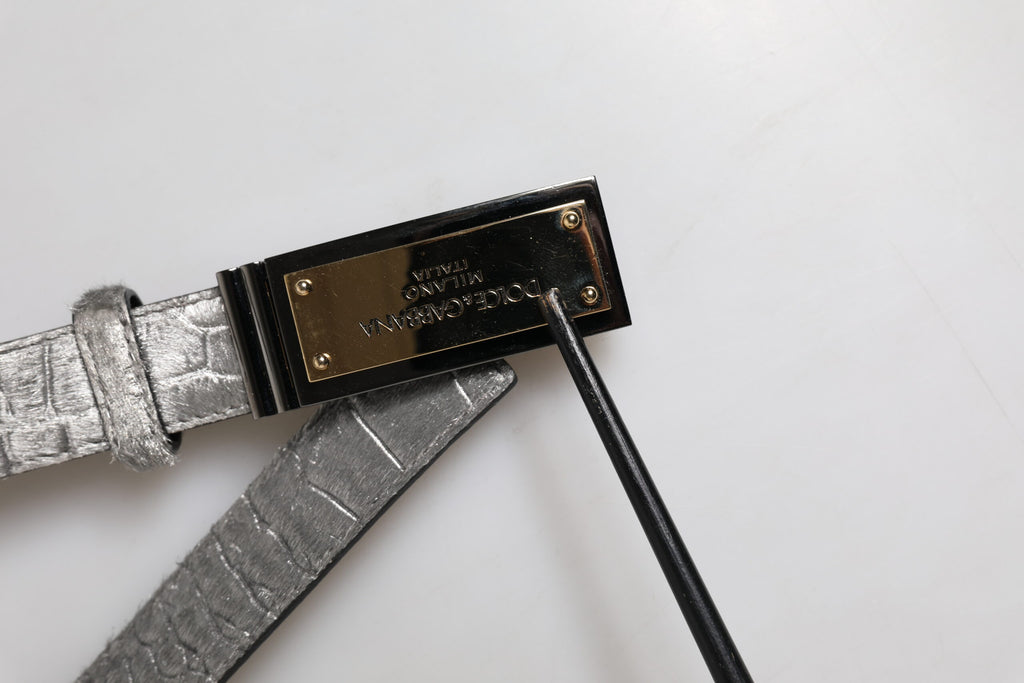 Dolce & Gabbana Silver Belt for Men additional view