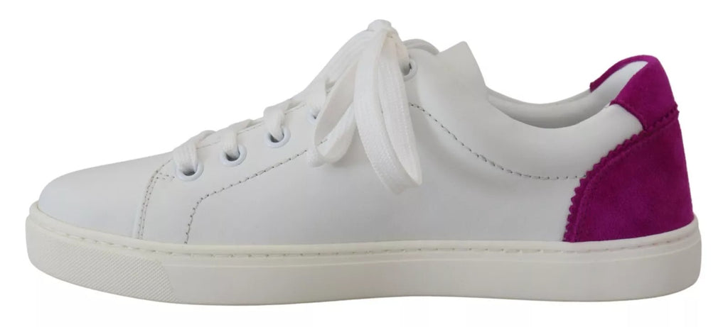 Dolce & Gabbana White Low Top Sneakers for Women additional view