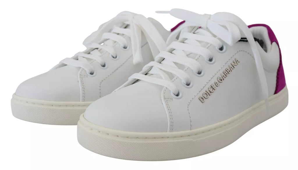 Dolce & Gabbana White Low Top Sneakers for Women additional view