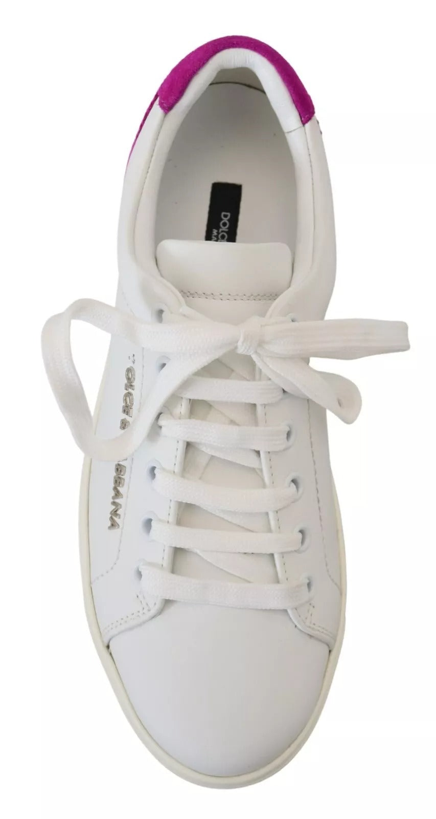 Dolce & Gabbana White Low Top Sneakers for Women detail view