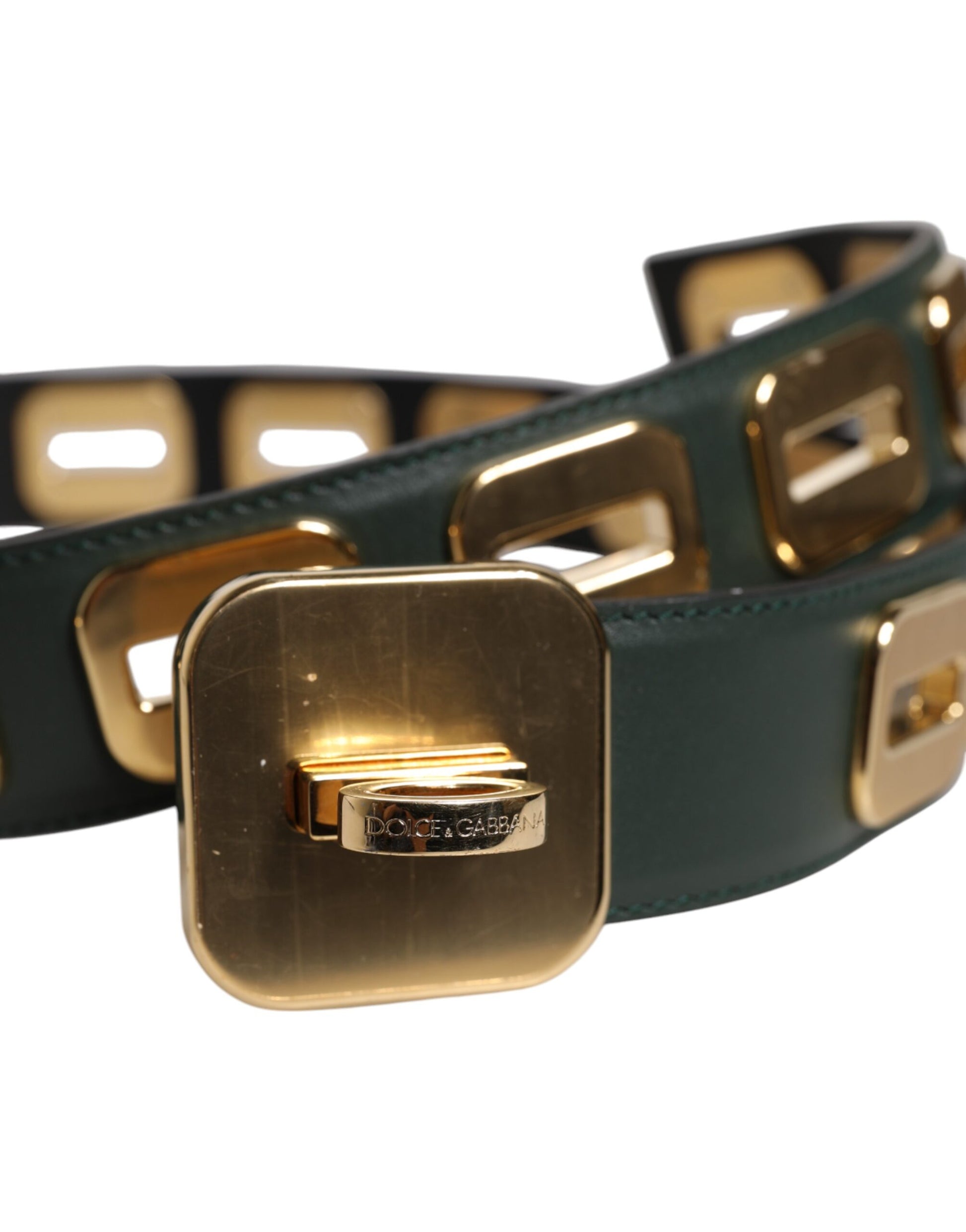 Dolce & Gabbana Green Belt for Women additional view