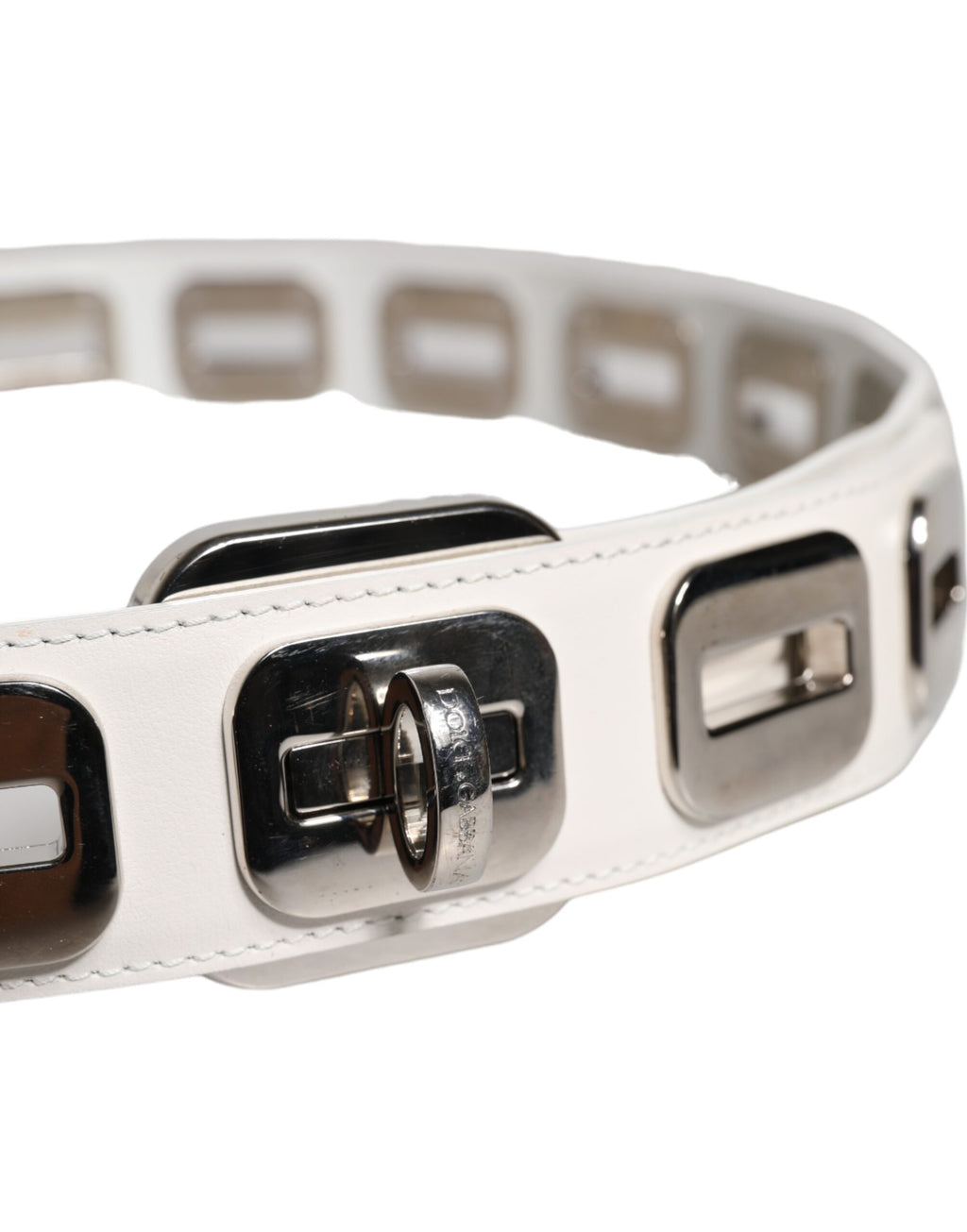 Dolce & Gabbana White Belt for Women side view