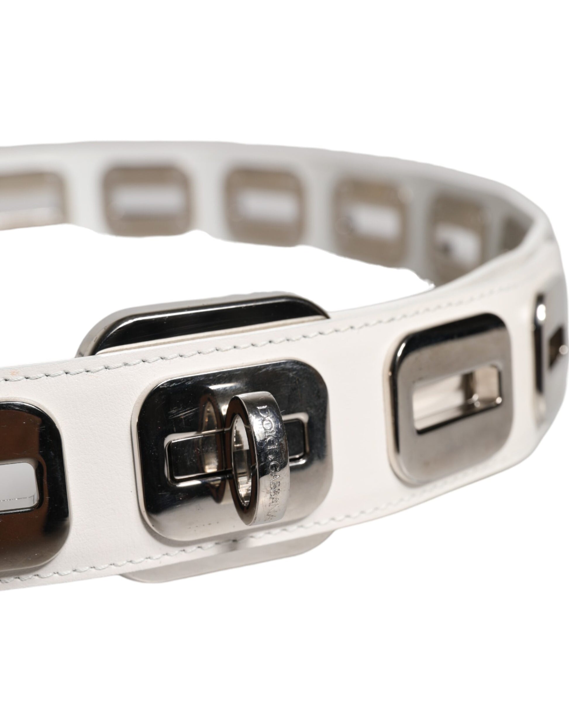 Dolce & Gabbana White Belt for Women side view