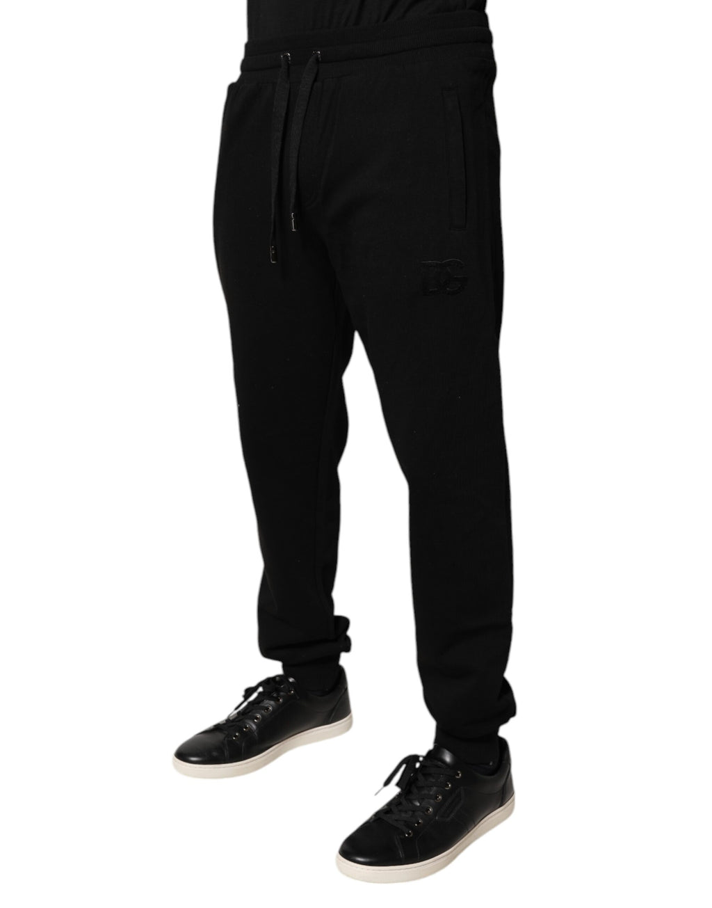 Dolce & Gabbana Black Athletic Pants for Men detail view