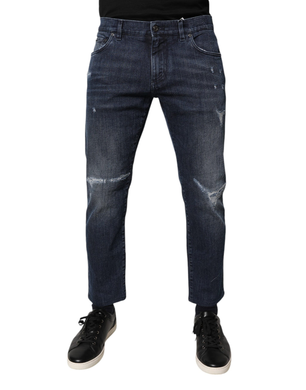 Dolce & Gabbana Blue Skinny Jeans for Men