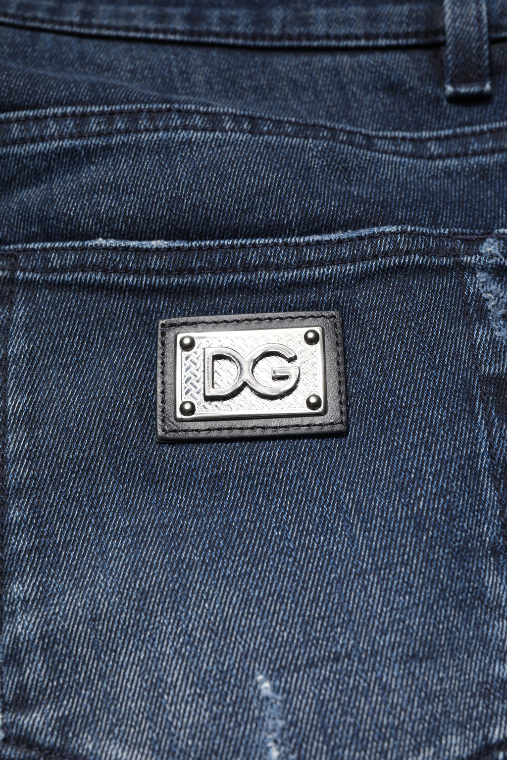 Dolce & Gabbana Blue Skinny Jeans for Men additional view