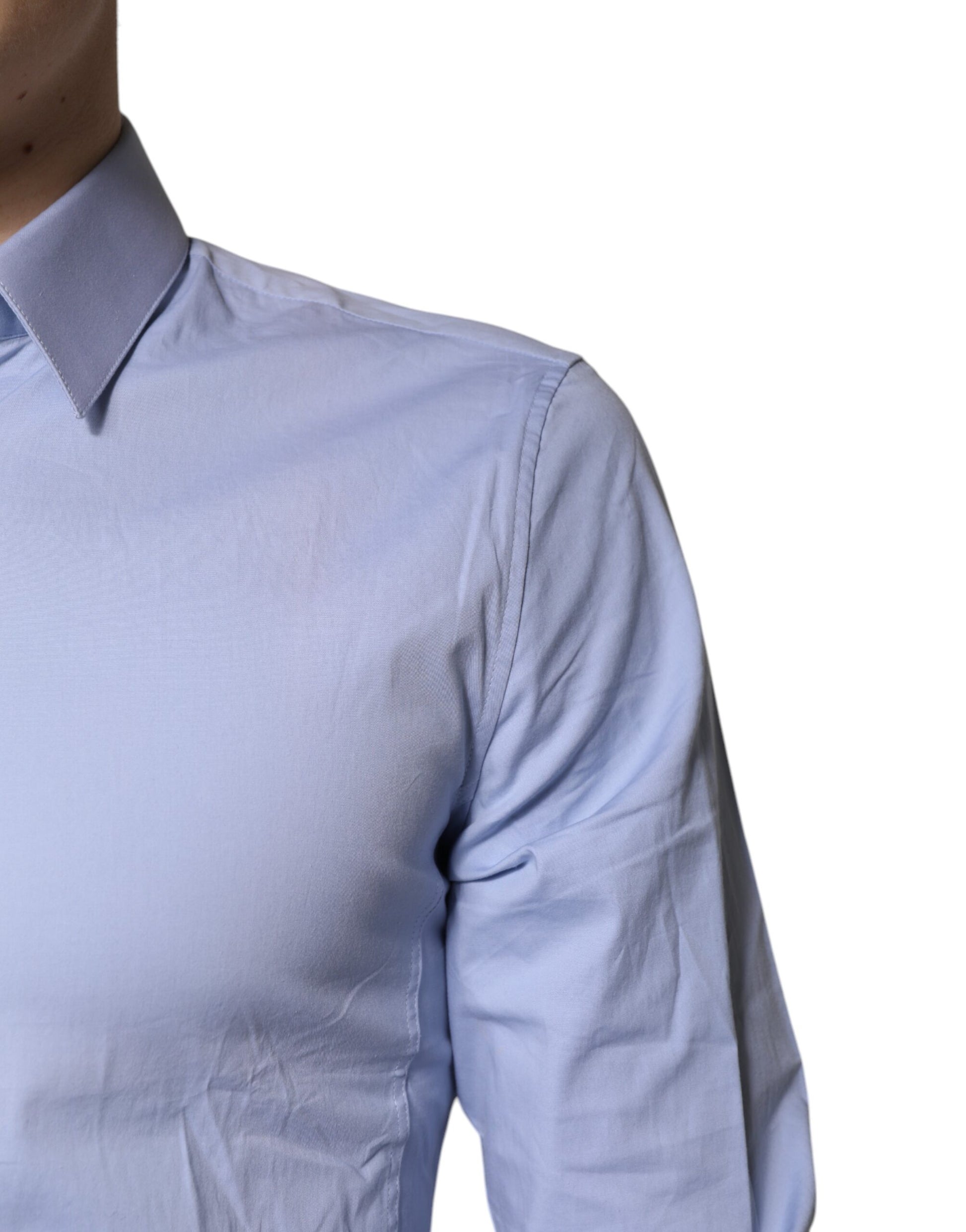 Dolce & Gabbana Blue Dress Shirt for Men additional view