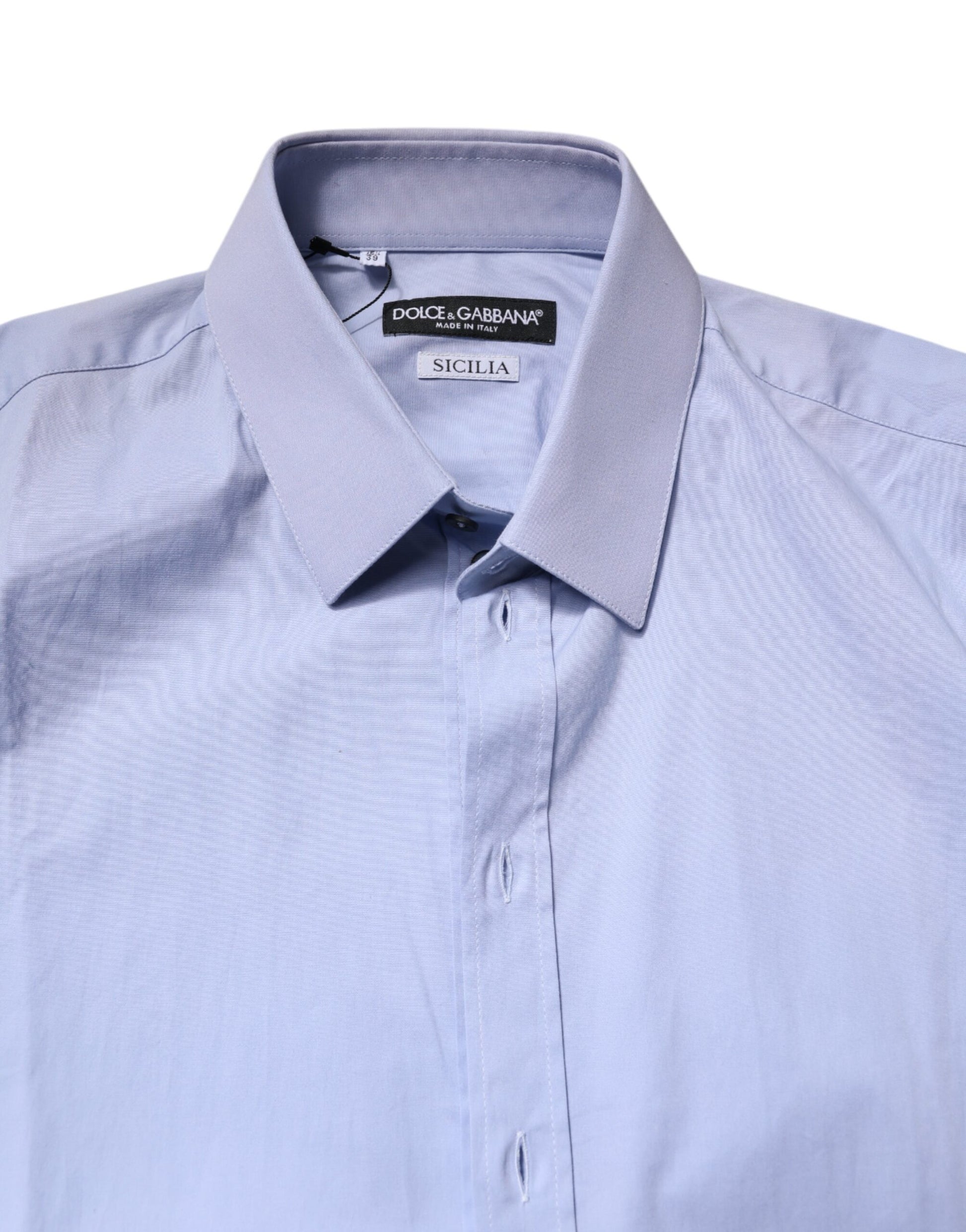 Dolce & Gabbana Blue Dress Shirt for Men additional view