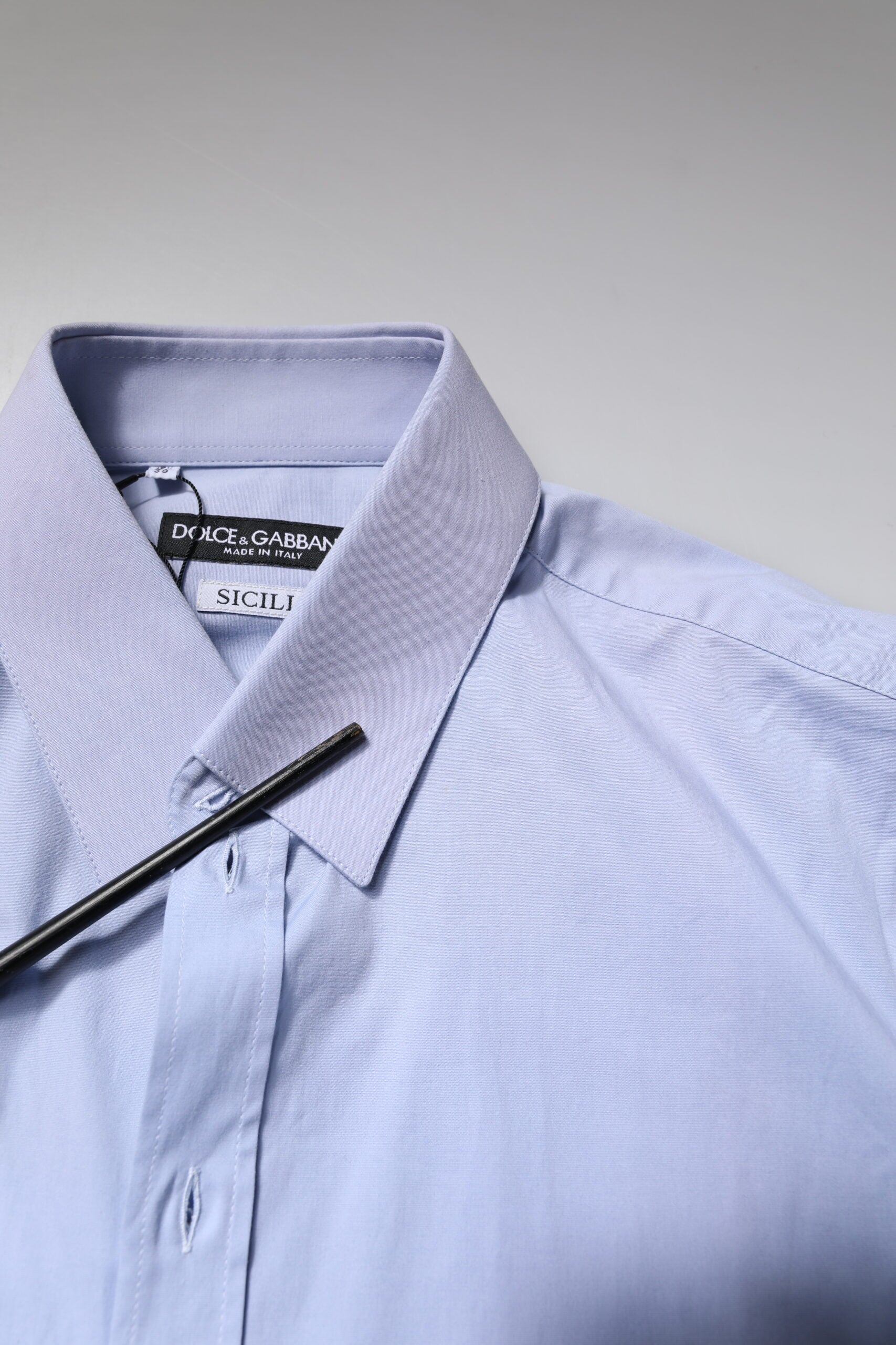 Dolce & Gabbana Blue Dress Shirt for Men additional view