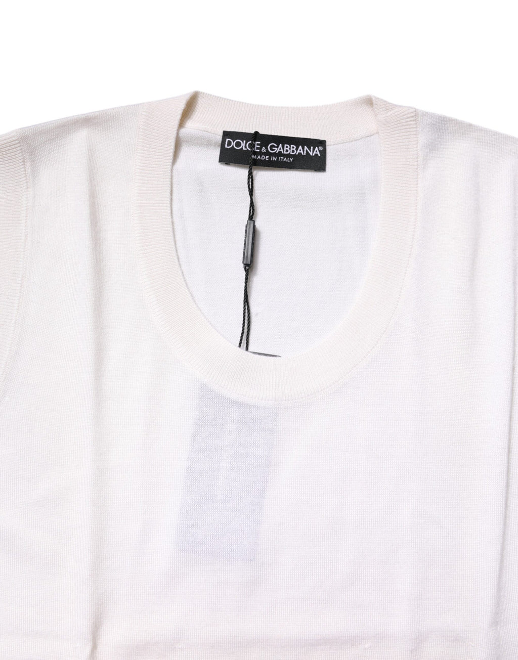 Dolce & Gabbana White Sleeveless T-Shirt for Women additional view