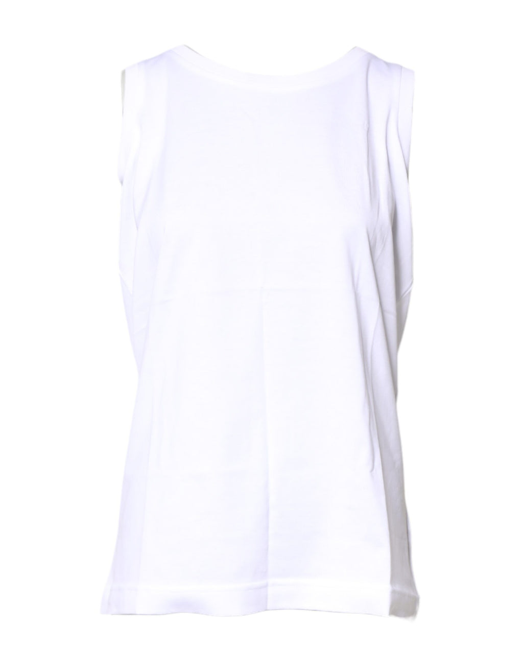 Dolce & Gabbana White Sleeveless T-Shirt for Women