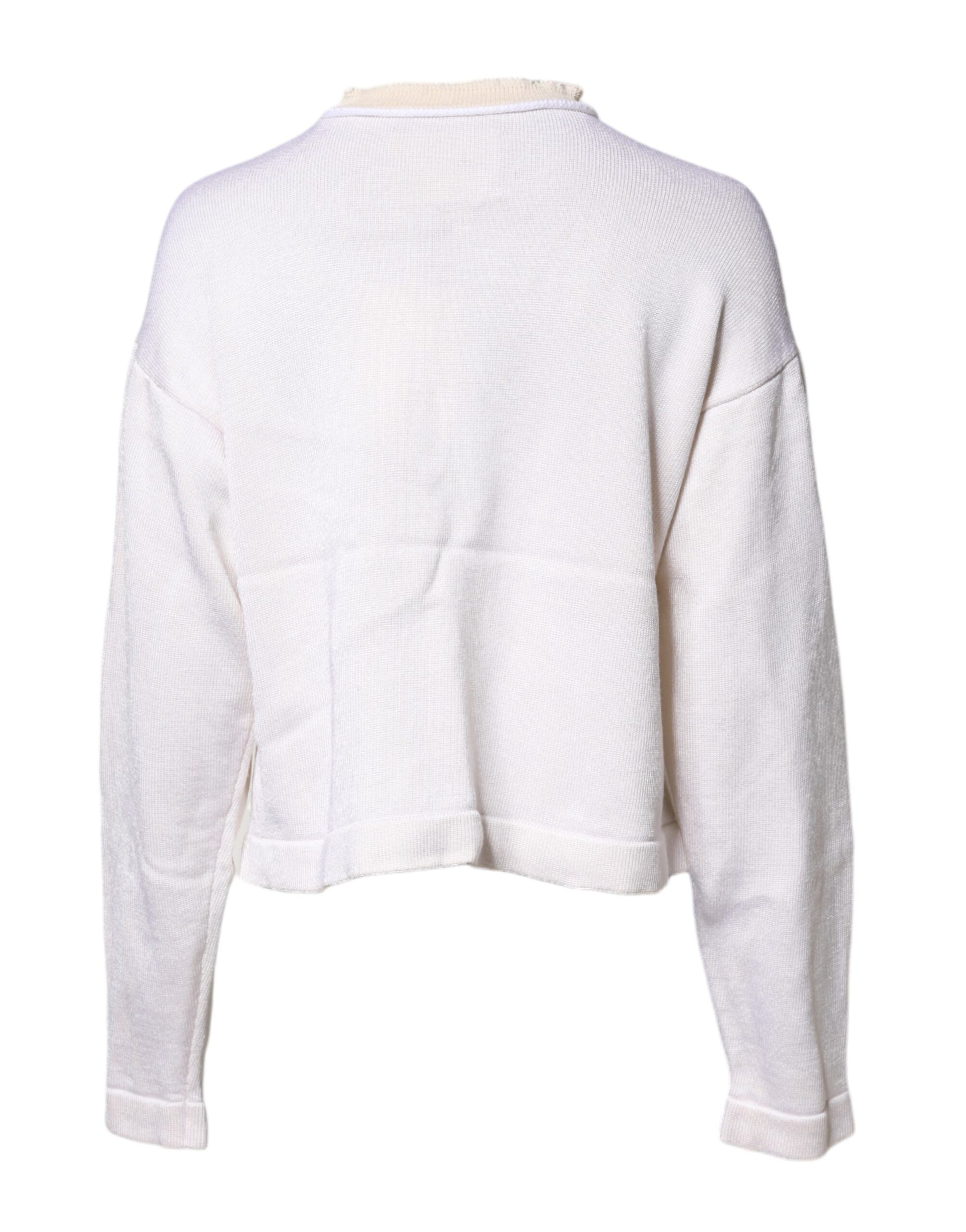 Jil Sander White Sweatshirt for Women side view