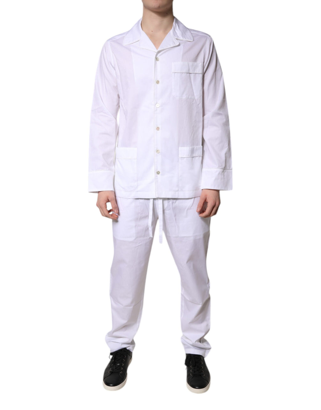 Ensemble de pyjama Dolce & Gabbana en coton blanc (haut et pantalon)