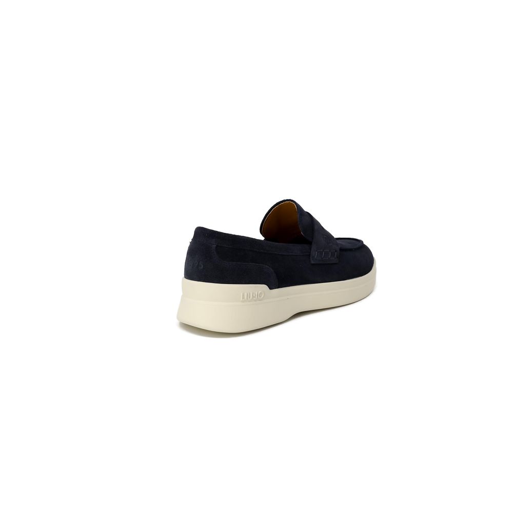 Liu Jo Blue Slip On Loafers for Men side view