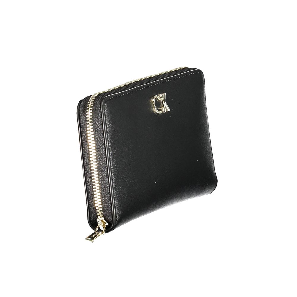 Portefeuille Calvin Klein pour femme en polyéthylène noir