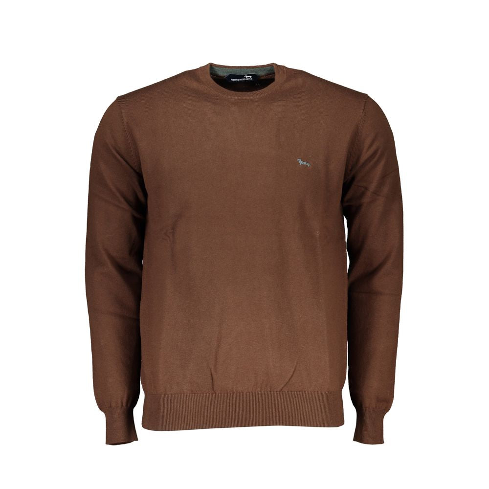 Harmont & Blaine Marrone Pull en coton pour homme