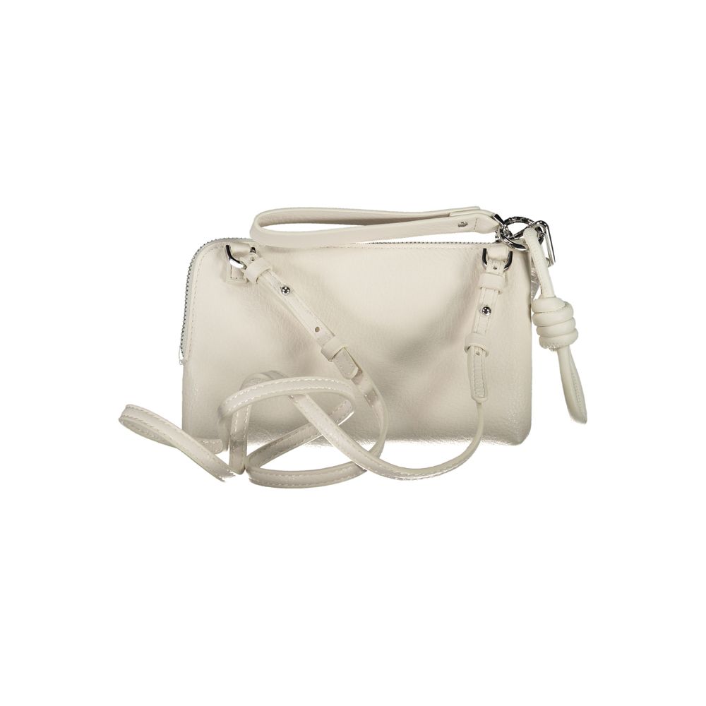 Desigual Bianco Poliuretano Women Shoulder Bag