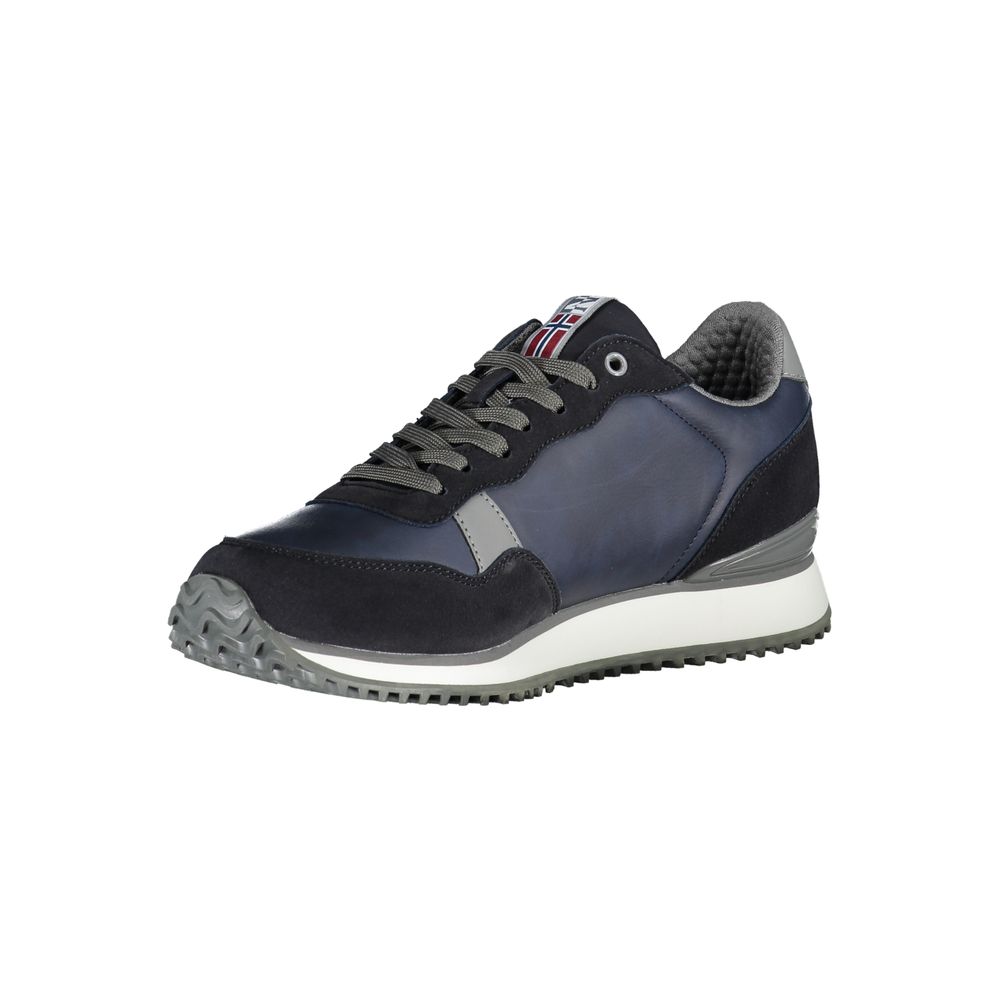 Napapijri Blue Low Top Sneakers for Men detail view