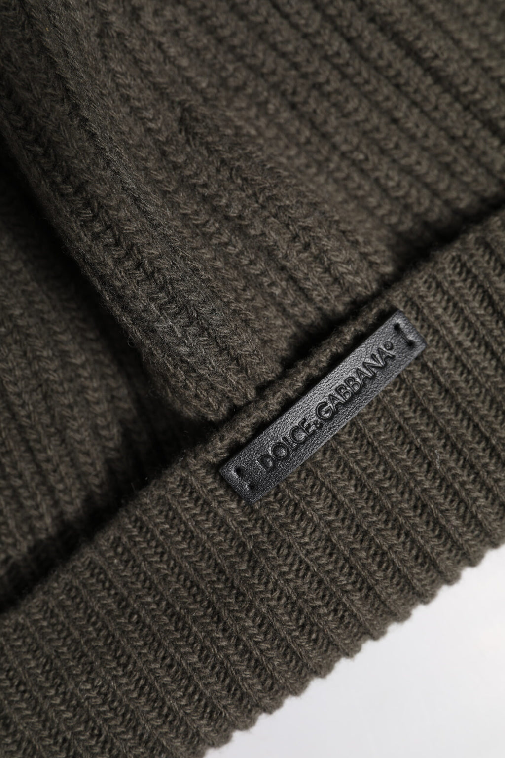 Dolce & Gabbana Green Beanie for Men side view