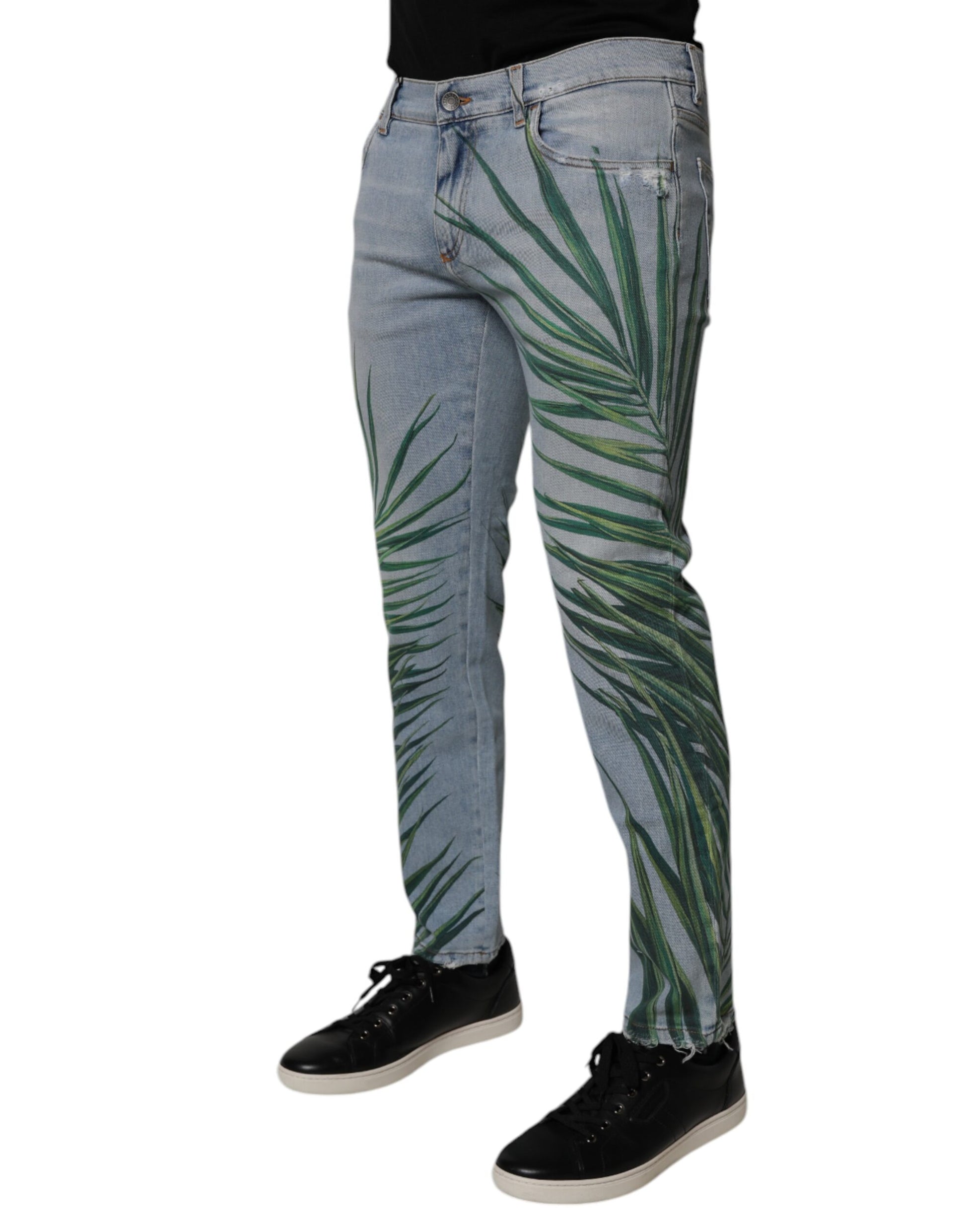 Dolce & Gabbana Blue Skinny Jeans for Men alternate view