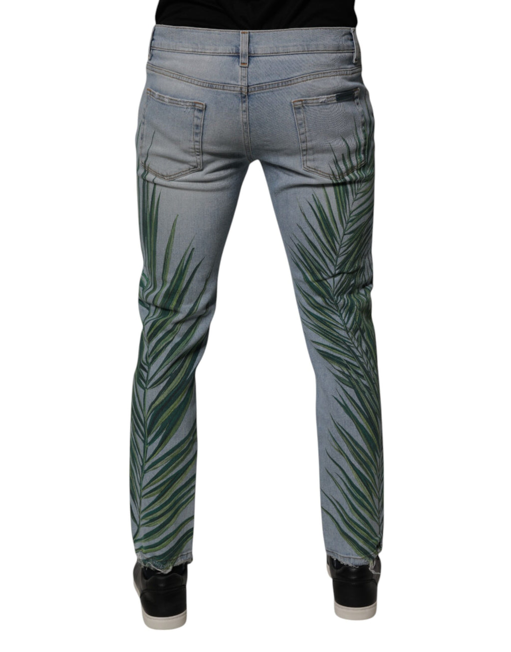 Dolce & Gabbana Blue Skinny Jeans for Men detail view