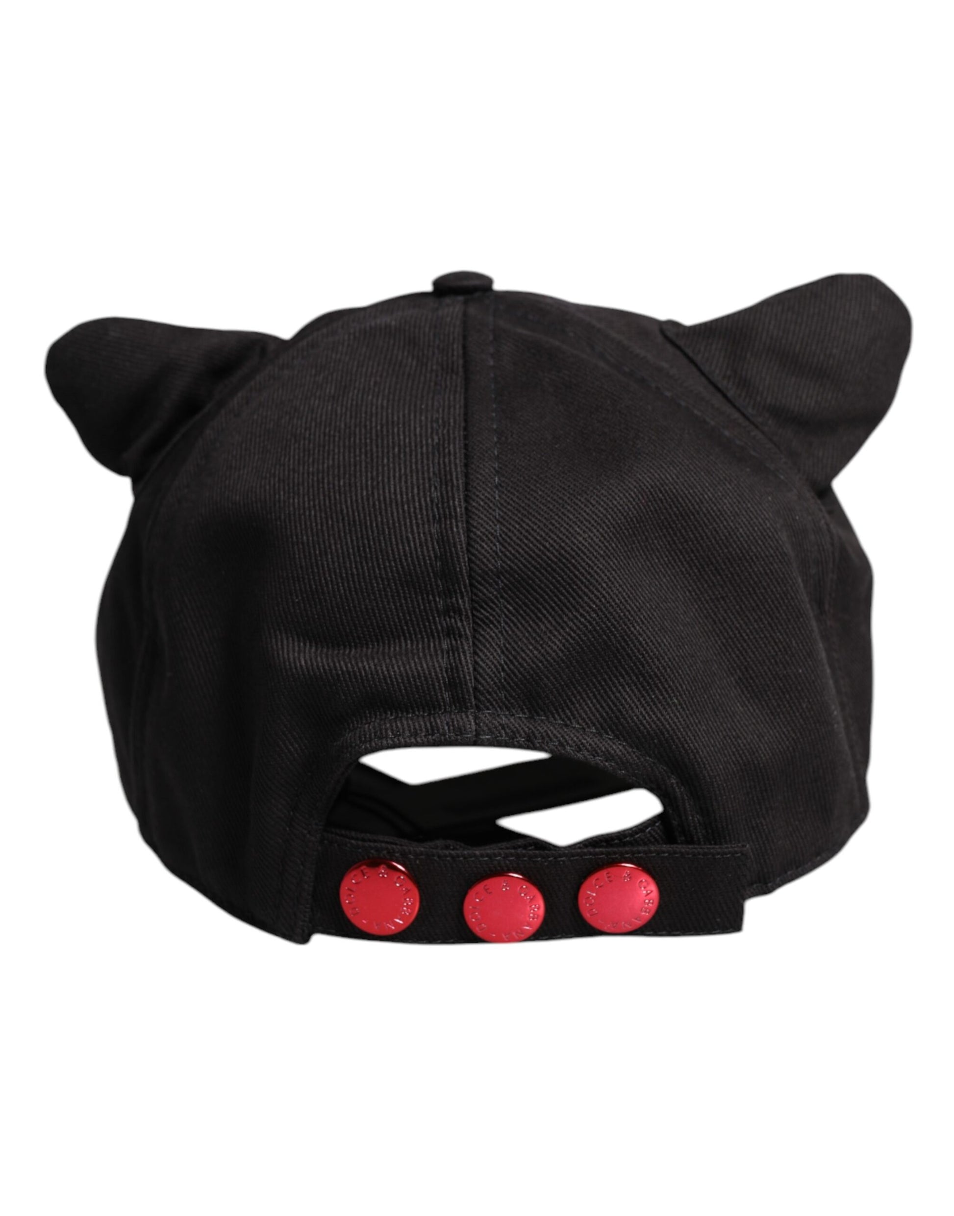 Dolce & Gabbana Black Baseball Cap for Men side view