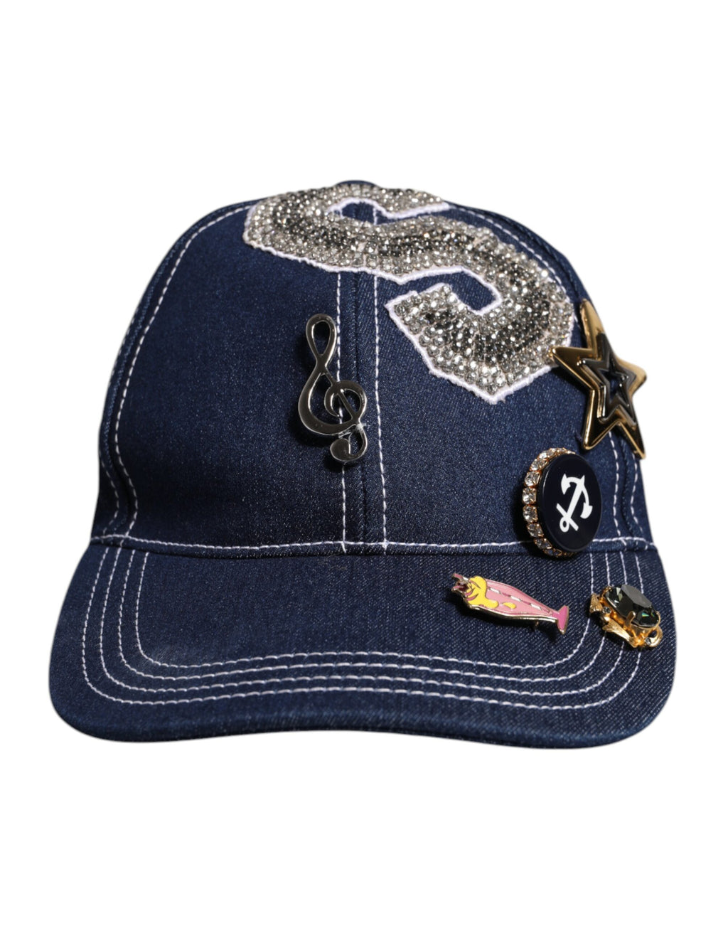 Dolce & Gabbana Blue Baseball Cap for Women alternate view