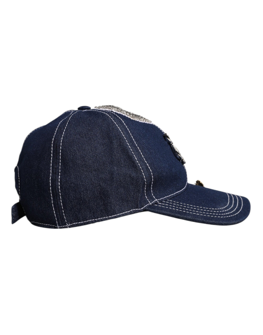 Dolce & Gabbana Blue Baseball Cap for Women side view