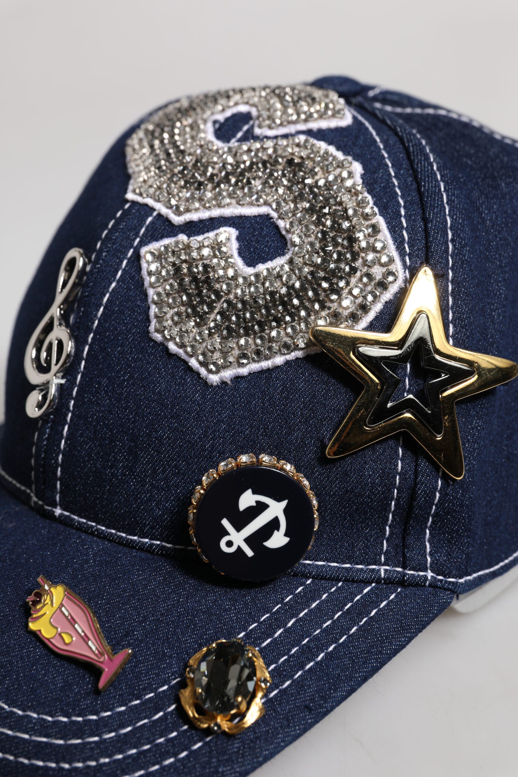 Dolce & Gabbana Blue Baseball Cap for Women additional view