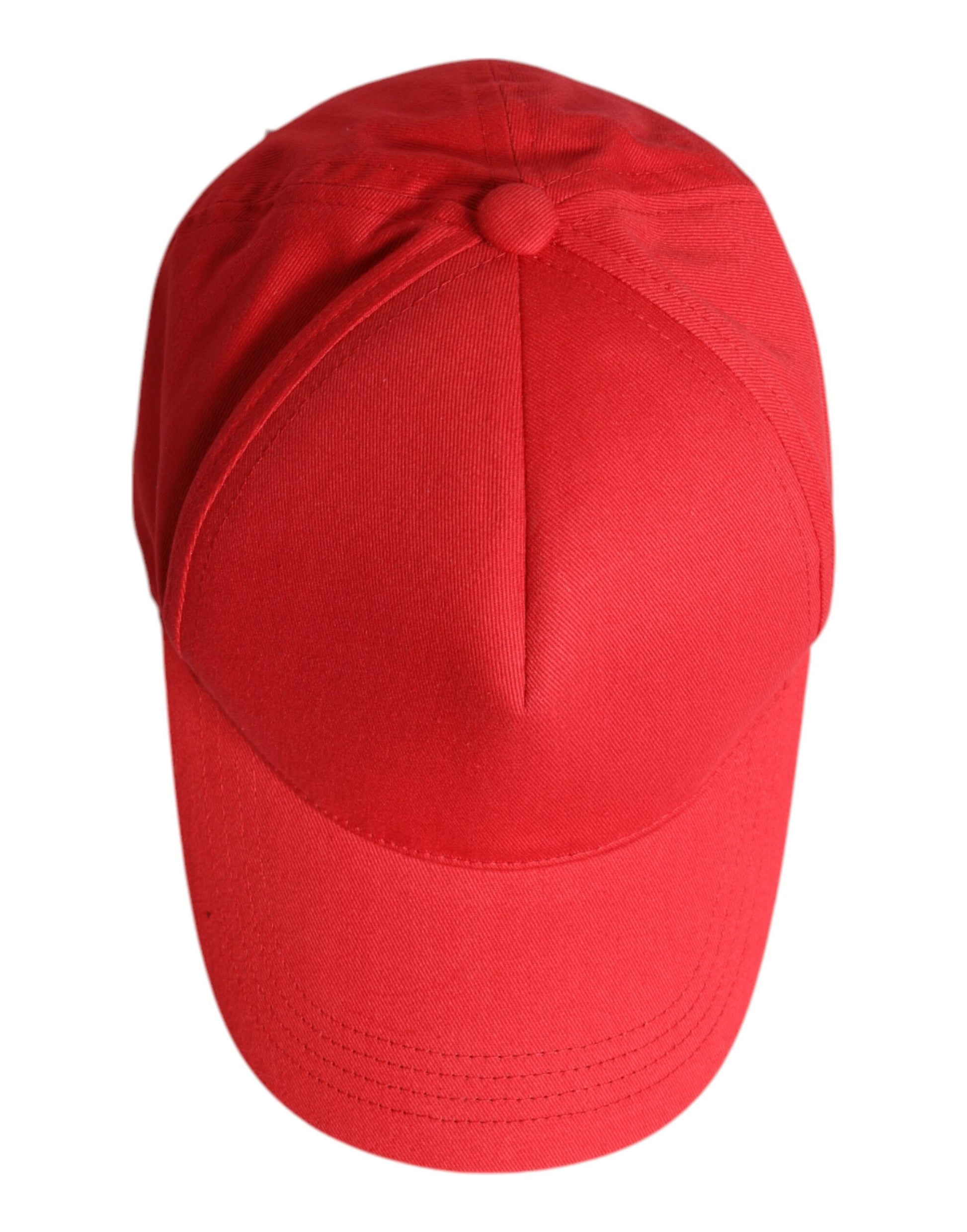Dolce & Gabbana Red Baseball Cap for Women side view