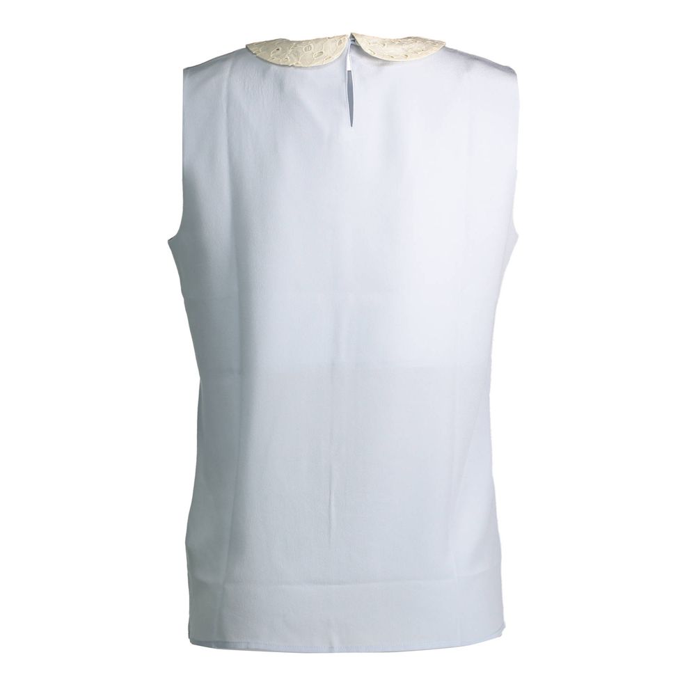 Gant Blaues Seiden-Tanktop für Damen