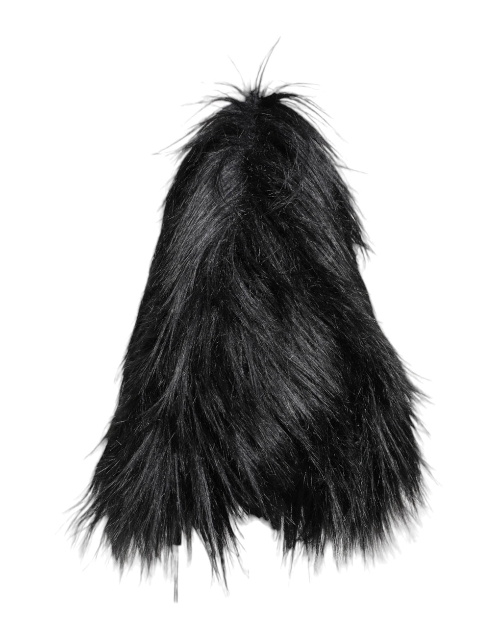 Chapeau bob en fourrure acrylique noire Dolce & Gabbana pour femme