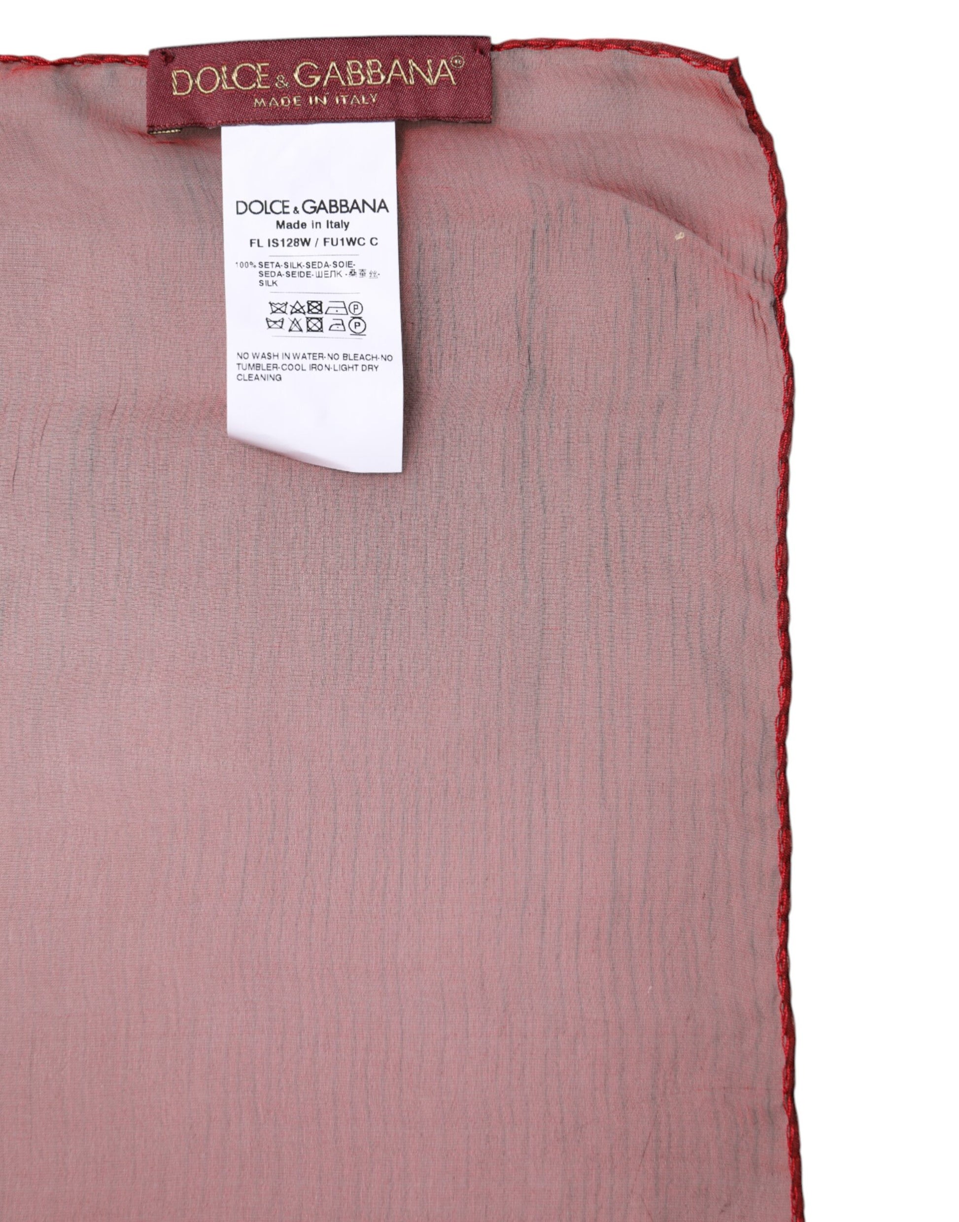 Dolce & Gabbana Red Scarf for Women additional view
