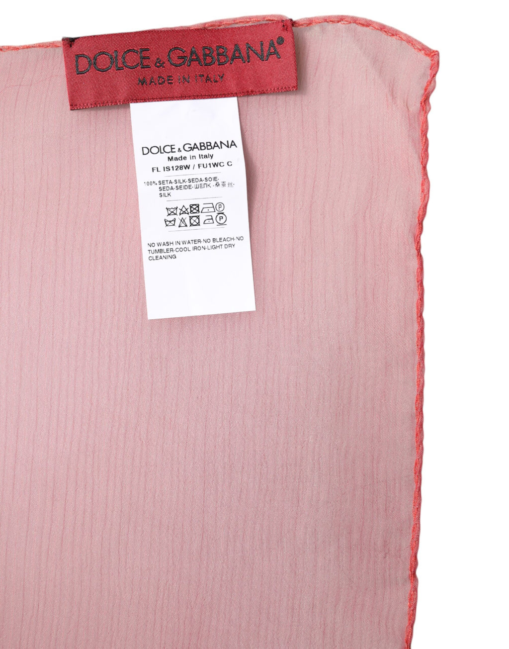 Dolce & Gabbana Pink Scarf for Women additional view