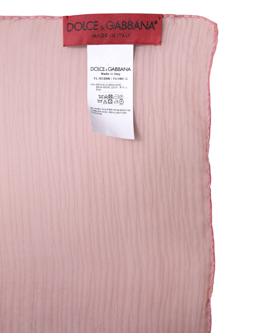 Dolce & Gabbana Pink Scarf for Women side view