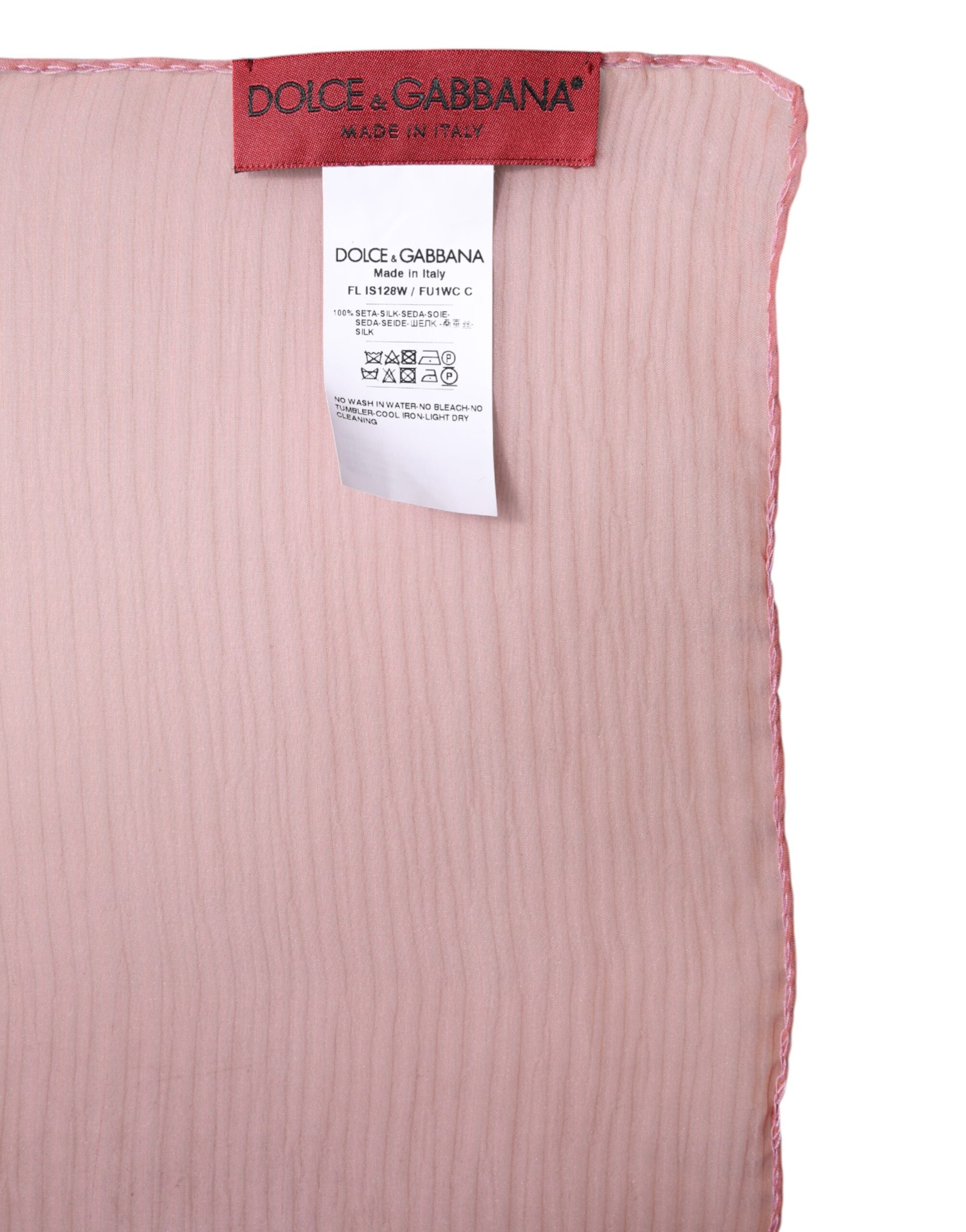 Dolce & Gabbana Pink Scarf for Women side view