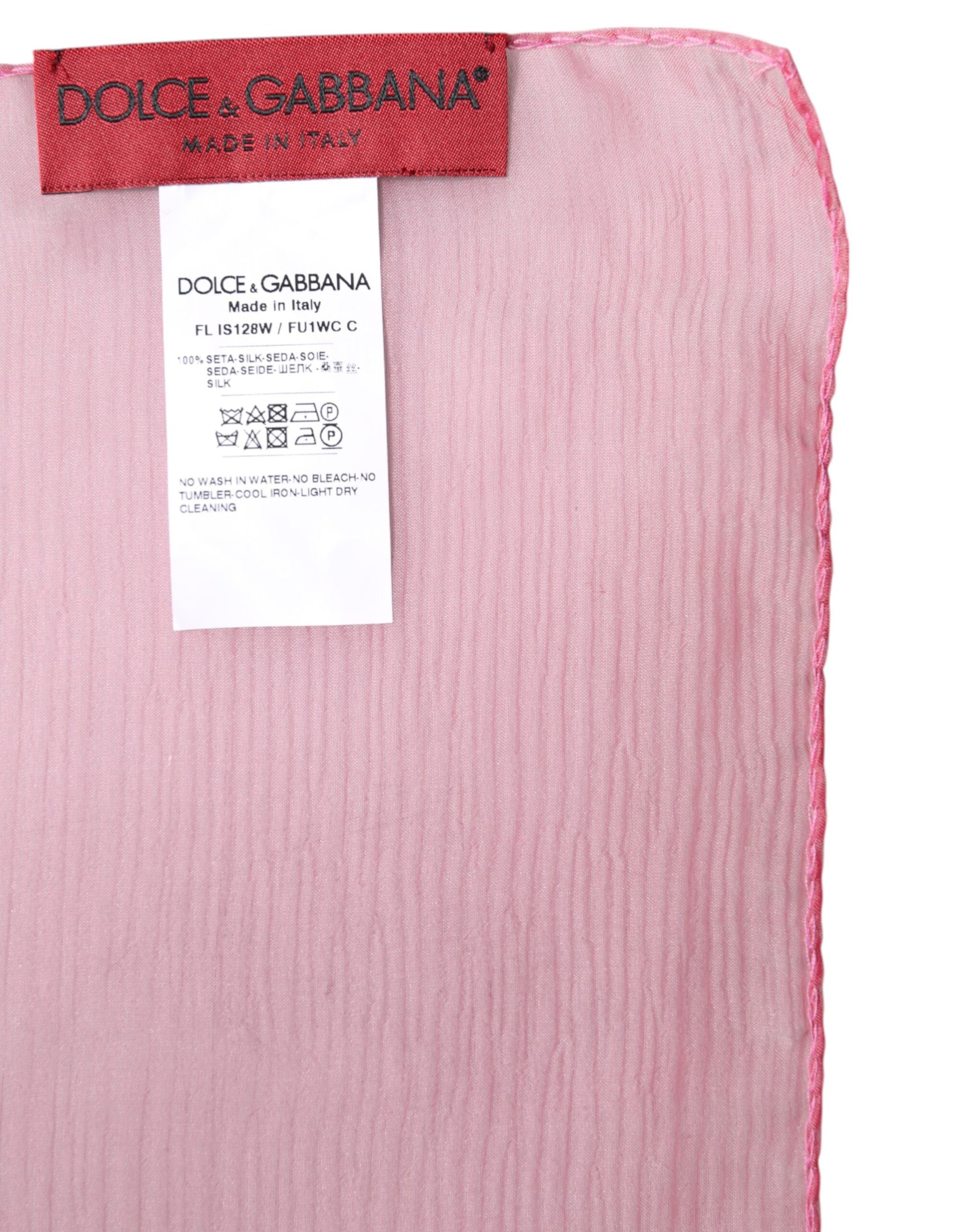 Dolce & Gabbana Pink Scarf for Women additional view